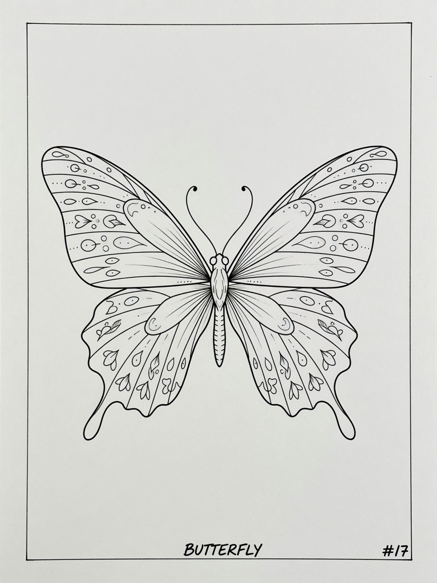 Butterfly — Fine Line Tattoo — Fine Line butterfly tattoo design